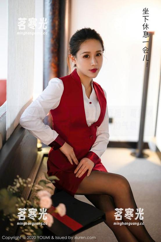 YouMi尤蜜荟 - 写真与在线直播：葛征Model带来了一点“天使”的气息